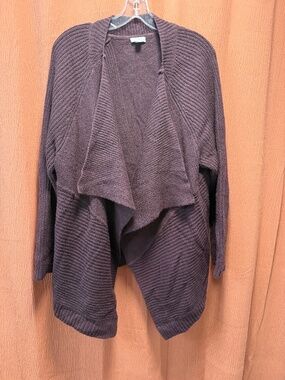 J. Jill women's plus size plum open cardigan sweater - size 2x